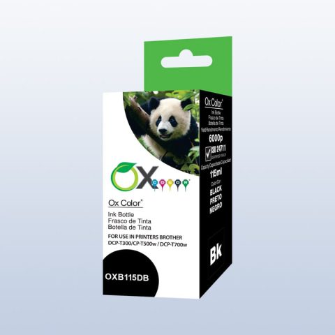 Tintas y Toners Compatibles OX Color - Tinta UV Black Compatible para Brother