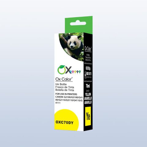 Tinta Compatible para Canon GI190 UV Yellow