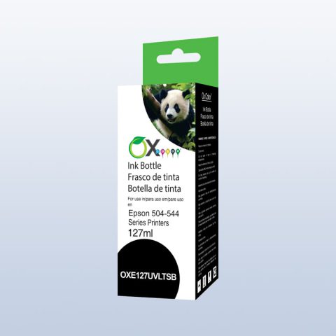 Tinta Compatible para Epson T544/504 UV Black 127ml