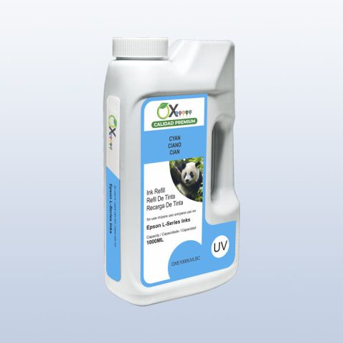 Tinta Compatible para Epson L-Series Cyan UV Litro