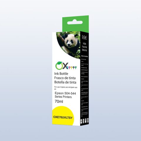 Tinta Compatible para Epson T544/504 UV Yellow 70ml